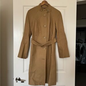 Armani Exchange Tan Pea Coat